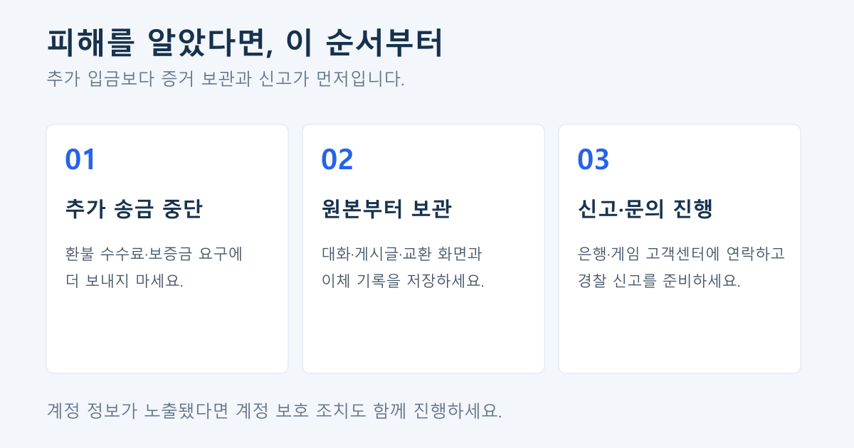 메이플 거래 사기 예방과 피해 신고 안내|경찰서에 가져갈 서류까지 이미지